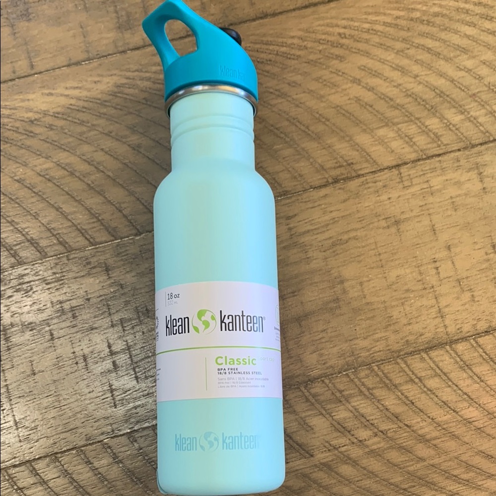Klean Kanteen Light Blue Water Bottle